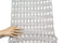 Black and Off White Fancy Stripe Open Weave Sweater Knit Fabric by the yard